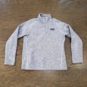 Patagonia Women's Better Sweater 1/4 Zip Smoky Violet Size Large